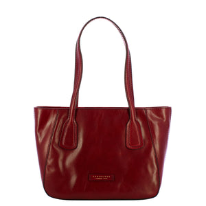 The Bridge - Shopping Bag Maddalena piccola - 44160101 - CHIANTI/BORDEAUX/ABB./ORO