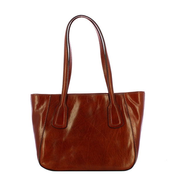 The Bridge - Shopping Bag Maddalena piccola - 44160101 - MARRONE/14/ORO