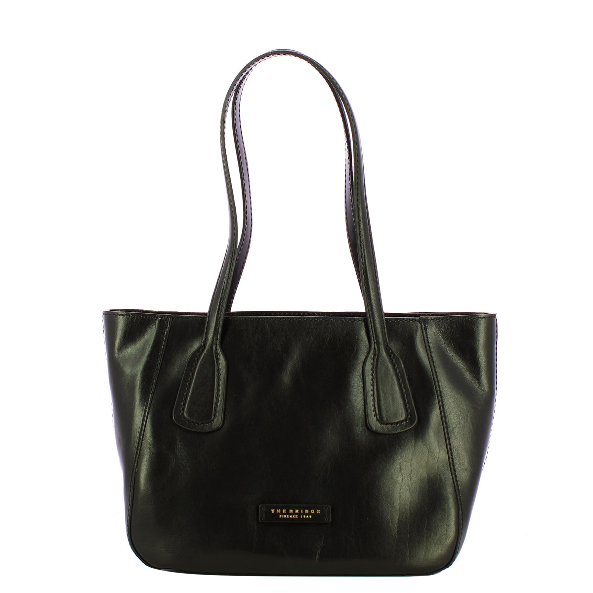 The Bridge - Shopping Bag Maddalena piccola - 44160101 - NERO/ABB./ORO