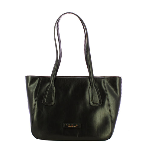 The Bridge - Shopping Bag Maddalena piccola - 44160101 - NERO/ABB./ORO
