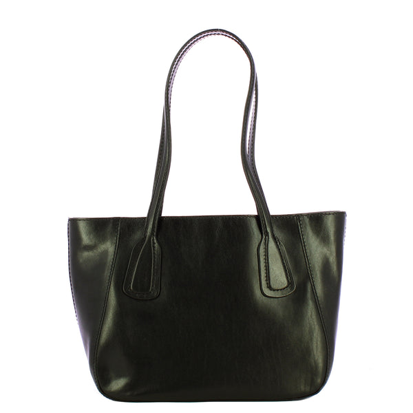 The Bridge - Shopping Bag Maddalena piccola - 44160101 - NERO/ABB./ORO