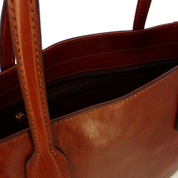 The Bridge - Shopping Bag Maddalena - 44161101 - MARRONE/14/ORO