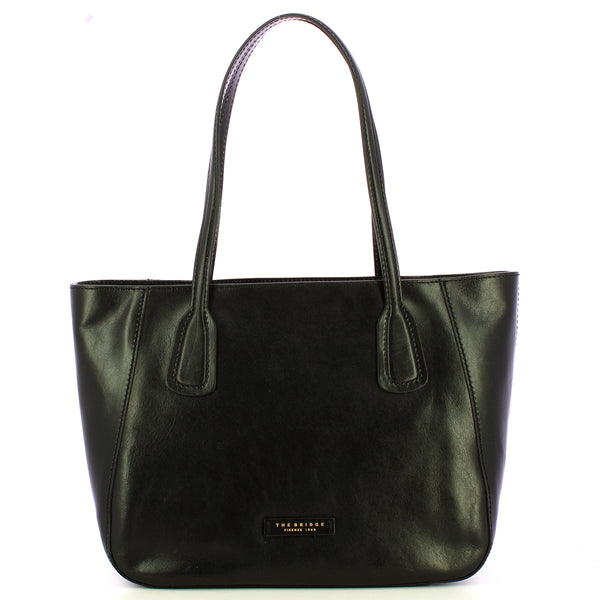 The Bridge - Shopping Bag Maddalena - 44161101 - NERO/ABB./ORO
