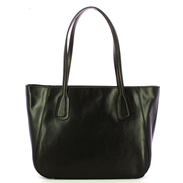 The Bridge - Shopping Bag Maddalena - 44161101 - NERO/ABB./ORO