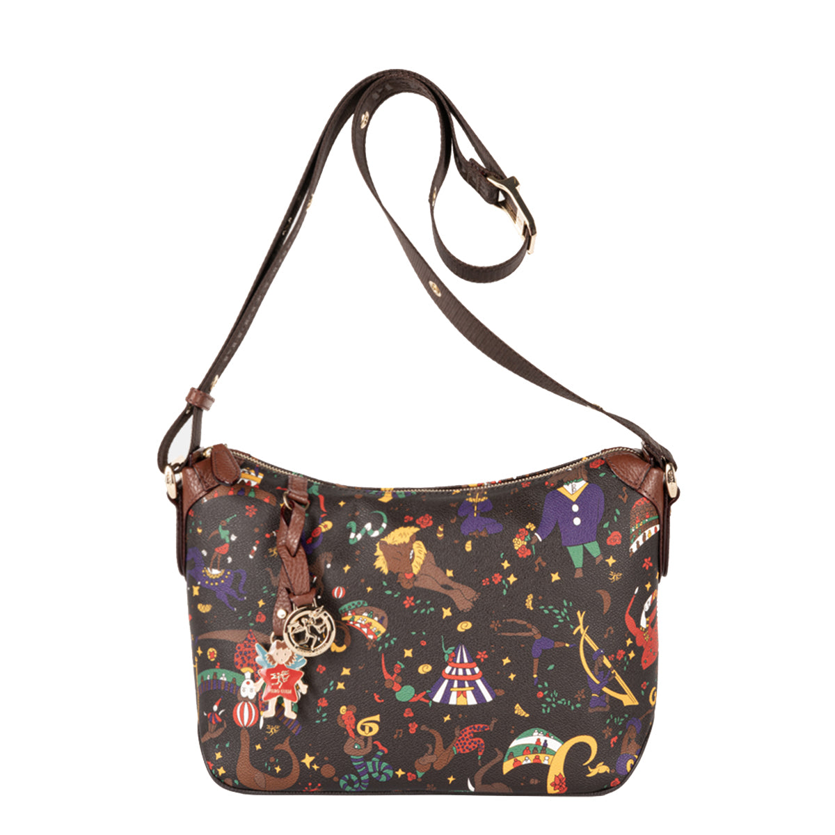 Piero Guidi - Borsa a tracolla Beatrice Cioccolato - 21AF11985 - CIOCCOLATO
