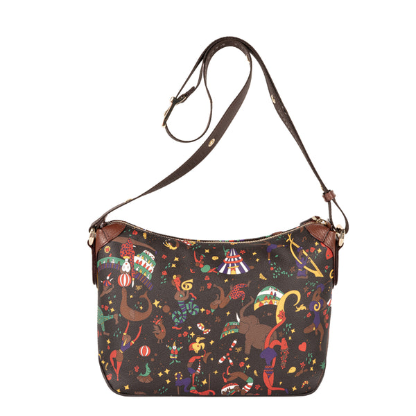 Piero Guidi - Borsa a tracolla Beatrice Cioccolato - 21AF11985 - CIOCCOLATO