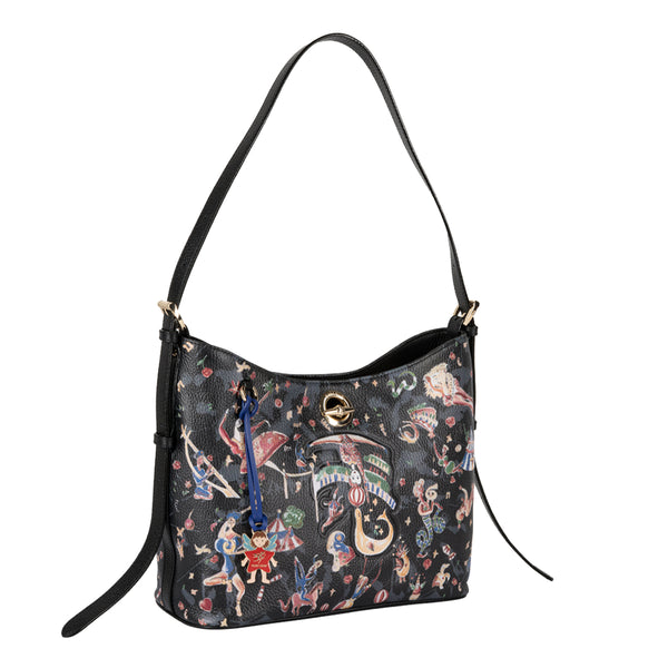 Piero Guidi - Borsa a spalla Alida Nero - L1AD71092 - NERO