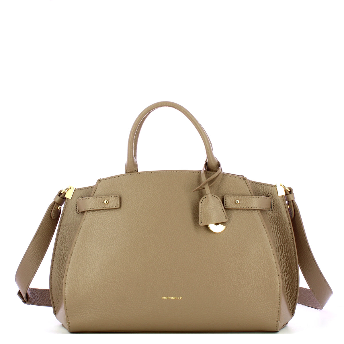 Coccinelle - Borsa a mano Kliche media Warm Taupe - EGP180280 - WARM/TAUPE