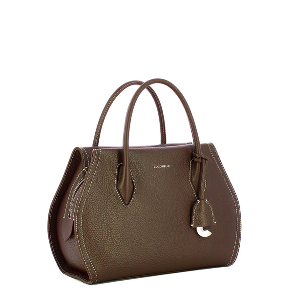 Coccinelle - Borsa a mano Lord Fondant Brown - EUF180160 - FONDANT/BROWN