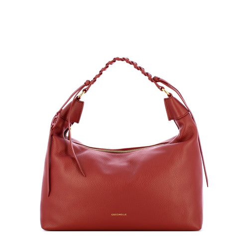 Coccinelle - Hobo bag Rhea Brandy - EDF130180 - BRANDY/BRANDY