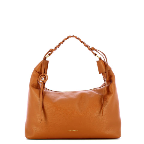 Coccinelle - Hobo bag Rhea Cuir - EDF130180 - CUIR/CUIR