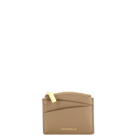 Coccinelle - Porta Tessere Rounded Printed Warm Taupe - E9A173580 - WARM/TAUPE