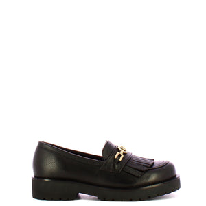 Twinset - Mocassino Donna in pelle Nero - 252TCP152 - NERO