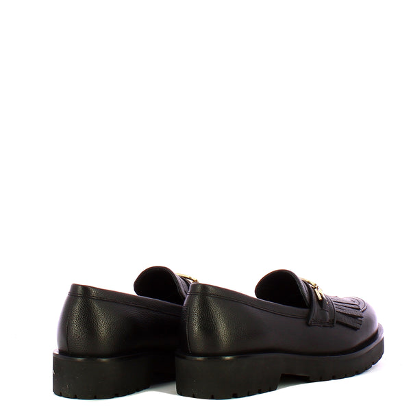 Twinset - Mocassino Donna in pelle Nero - 252TCP152 - NERO