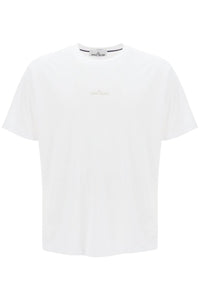 t-shirt with lived-in effect print 80152RC89 BIANCO