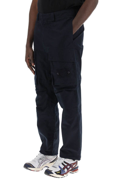 organic cotton ghost piece cargo pants. 8015309F1 BLEU