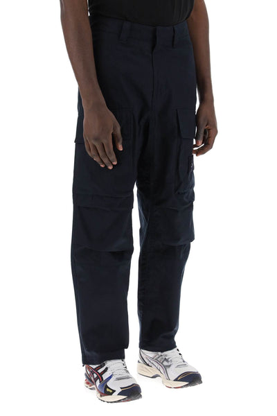 organic cotton ghost piece cargo pants. 8015309F1 BLEU