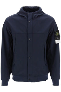 light soft shell-r hooded jacket 801540227 BLEU