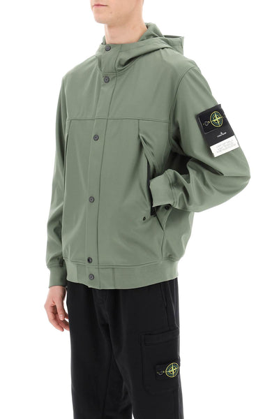 light soft shell-r hooded jacket 801540227 MUSCHIO