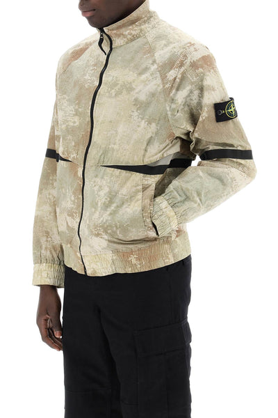 camouflage wind jacket made of econyl 80156610 ECRU