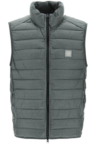 lightweight puffer vest in r-nylon down-tc 8015G0524 MUSCHIO