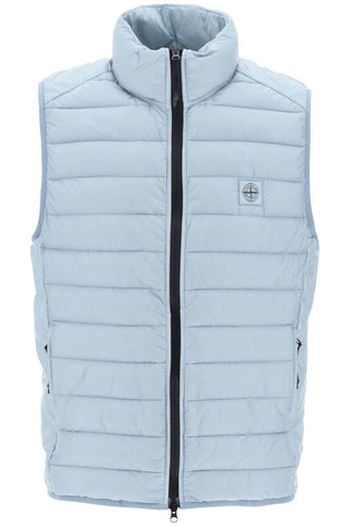 lightweight puffer vest in r-nylon down-tc 8015G0524 CIELO