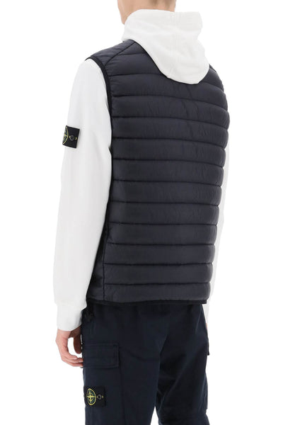 lightweight puffer vest in r-nylon down-tc 8015G0524 BLEU