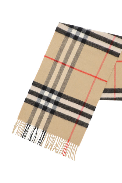 cashmere giant check scarf 8076576 ARCHIVE BEIGE