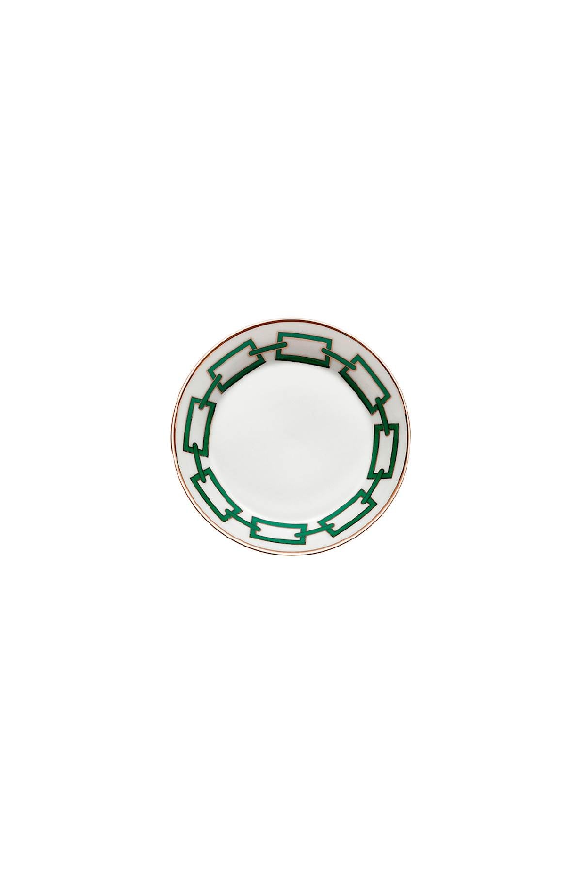 GINORI 1735 'catene' coffee saucer 8026672255199 CATENE SMERALDO