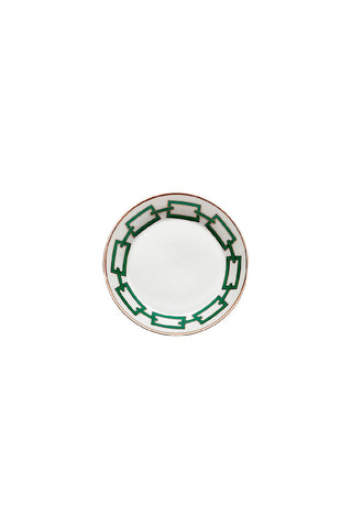 GINORI 1735 'catene' coffee saucer 8026672255199 CATENE SMERALDO