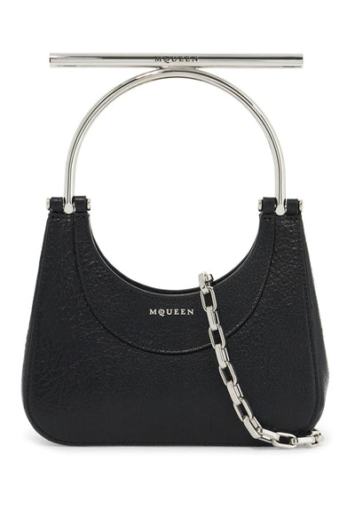 mini cross-bar handbag 803525 1VDBB BLACK/SILVER