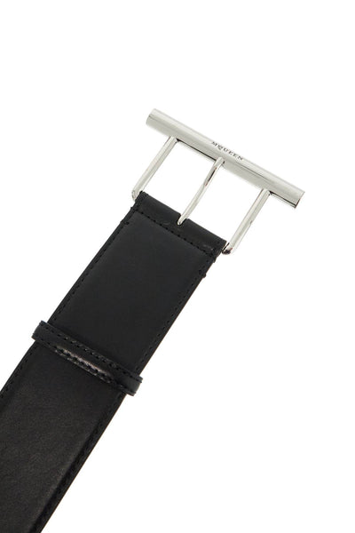 cross-bar belt 804498 1BR0I BLACK/SILVER