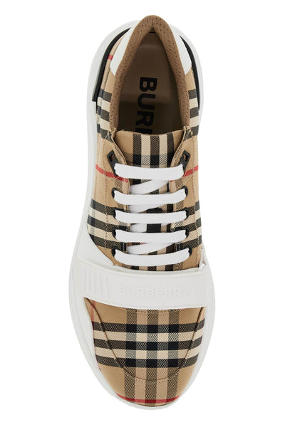 check fabric sneakers 8050509 ARCHIVE BEIGE IP CHK