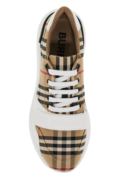 check fabric sneakers 8048577 ARCHIVE BEIGE IP CHK