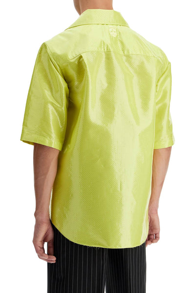 ALEXANDER MCQUEEN short-sleeved canvas tarp shirt. 8 | Italystation.com - Shop Now at italystation.com