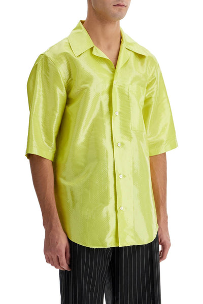 ALEXANDER MCQUEEN short-sleeved canvas tarp shirt. 8 | Italystation.com - Shop Now at italystation.com