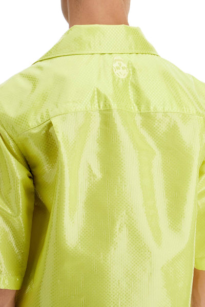 ALEXANDER MCQUEEN short-sleeved canvas tarp shirt. 8 | Italystation.com - Shop Now at italystation.com