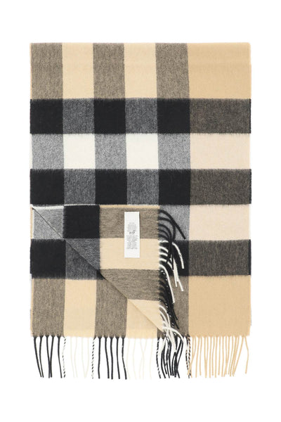 cashmere tartan scarf 8077890 ARCHIVE BEIGE