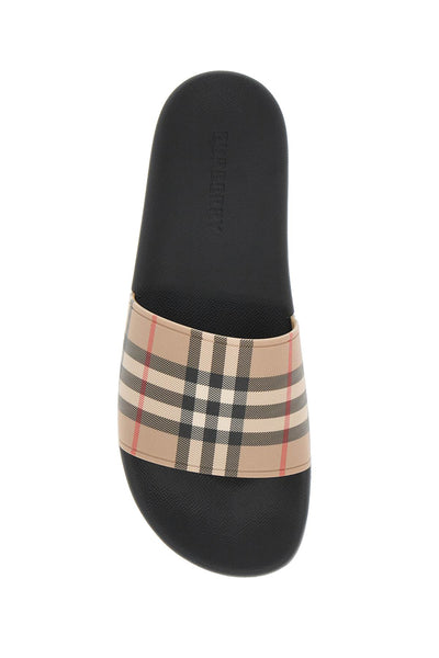 tartan rubber slides 8056942 ARCHIVE BEIGE IP CHK