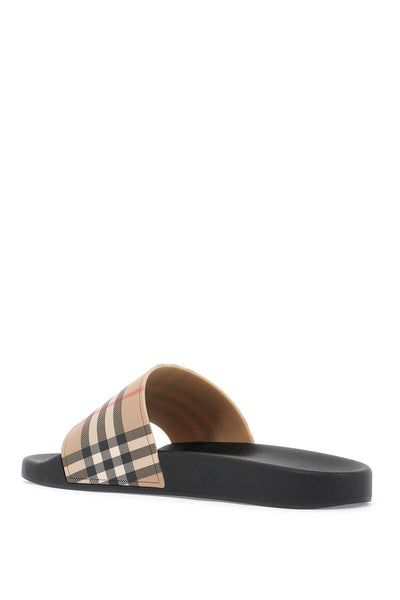 tartan rubber slides 8056942 ARCHIVE BEIGE IP CHK