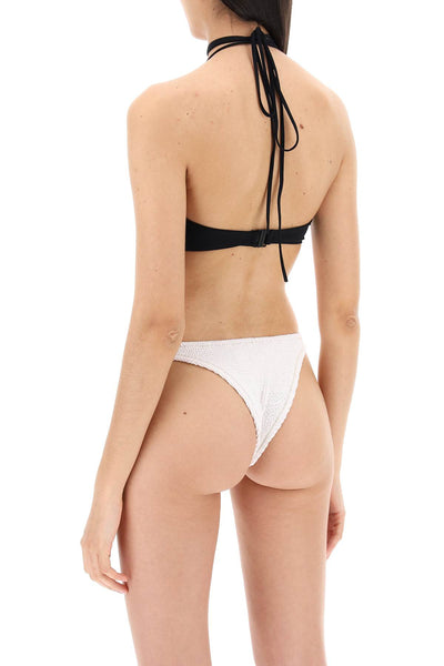 crisscross bandeau bikini top 807721 BLACK