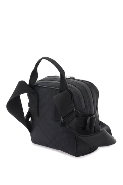 Burberry "jacquard check-in shoulder bag 8080900 BLACK