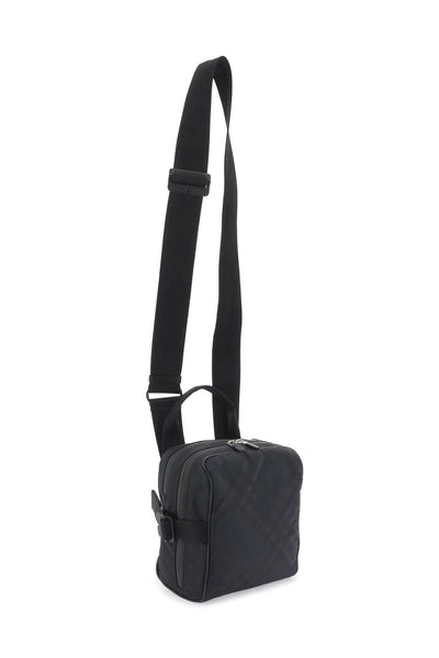 Burberry "jacquard check-in shoulder bag 8080900 BLACK
