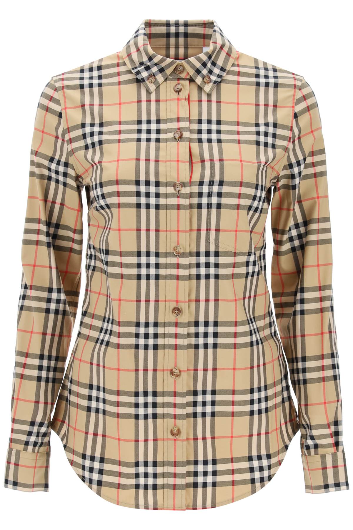 lapwing button-down shirt with vintage check pattern 8083149 ARCHIVE BEIGE IP CHK