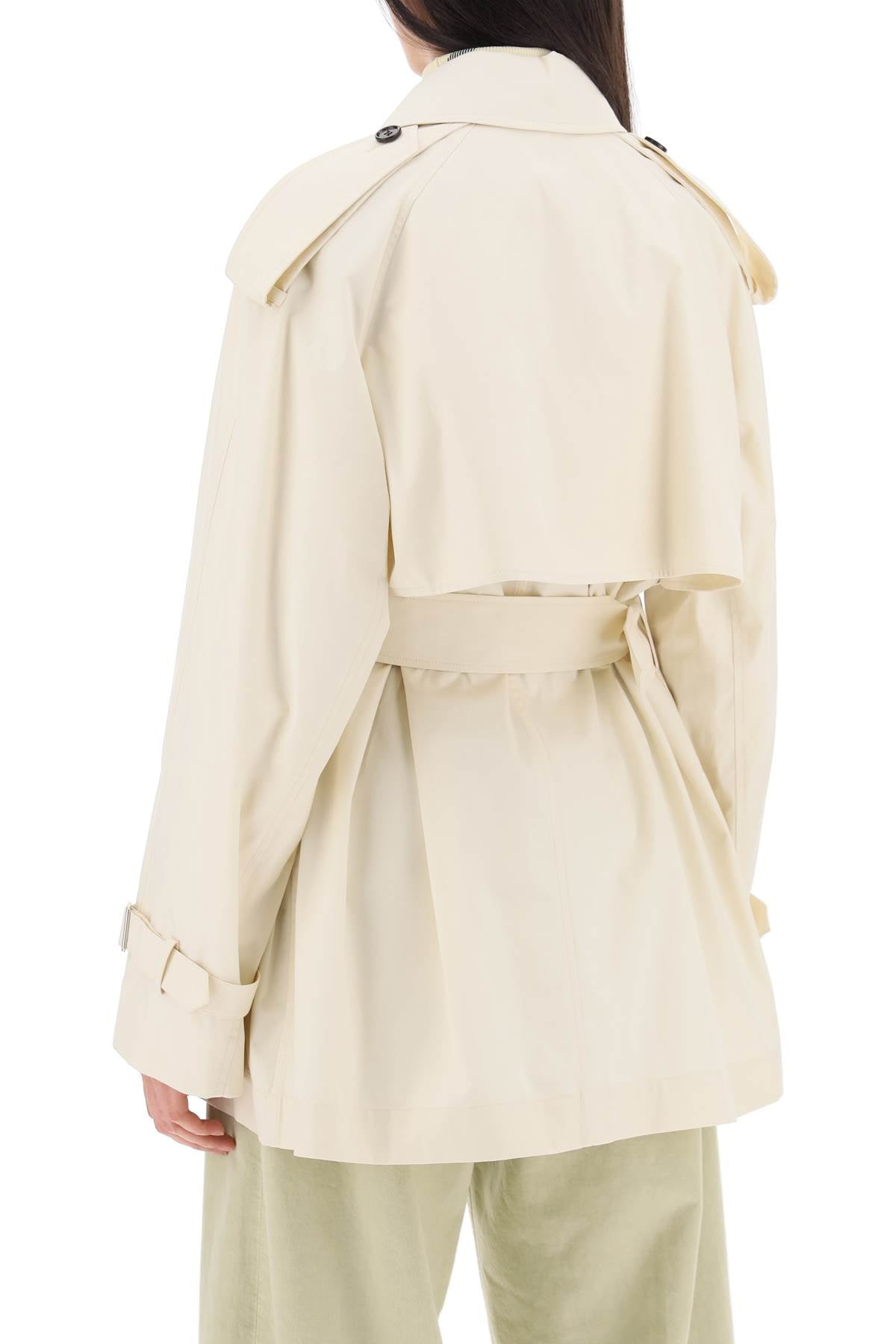 short cotton gabardine trench coat – Italy Station