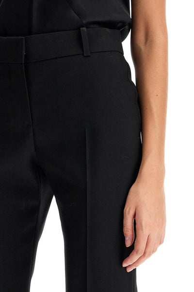 bootcut gabardine trousers 808653 QJADK BLACK