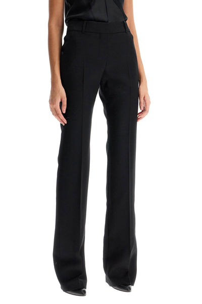 bootcut gabardine trousers 808653 QJADK BLACK