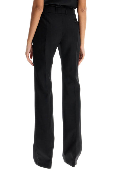 bootcut gabardine trousers 808653 QJADK BLACK