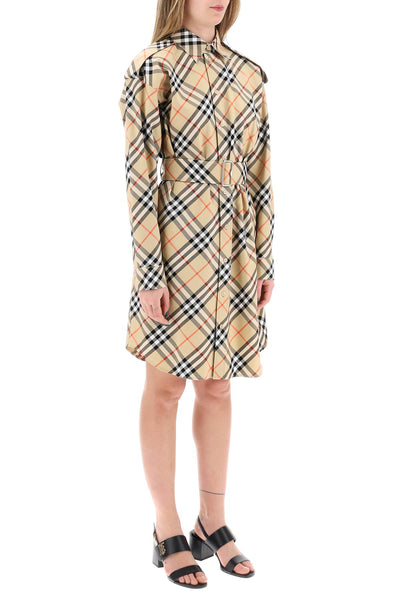 ered cotton chemisier dress 8086610 SAND IP CHECK