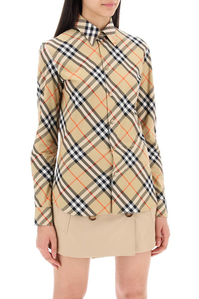 ered cotton shirt 8087629 SAND IP CHECK